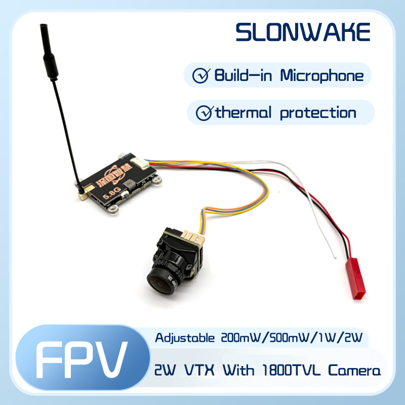 Quadcopter Frame - SLONWAKE 5.8G 56CH 2W zender VTX