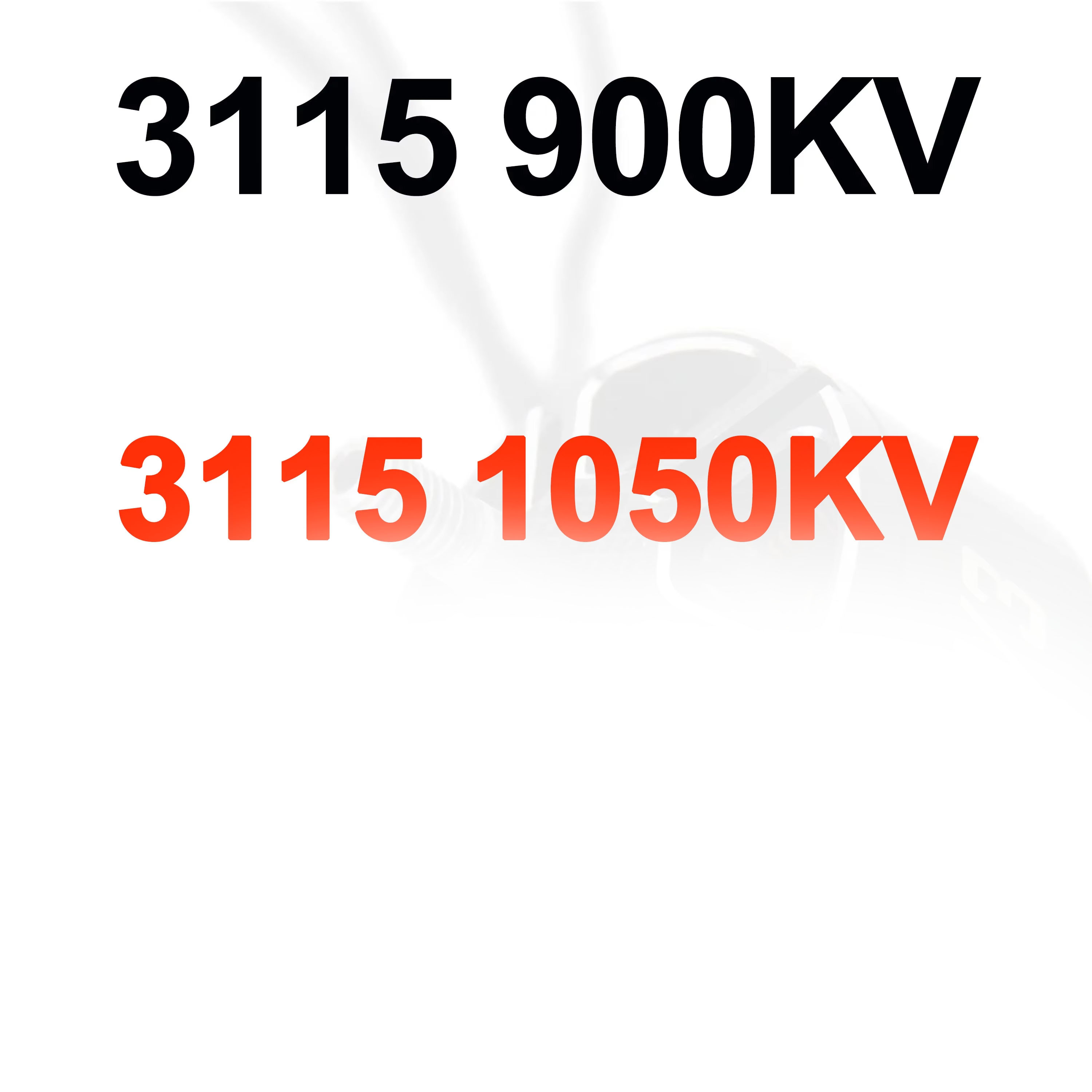 Quadcopter Frame - 1/2/4PCS 3115 900KV 1050KV 3-6S Borstelloze