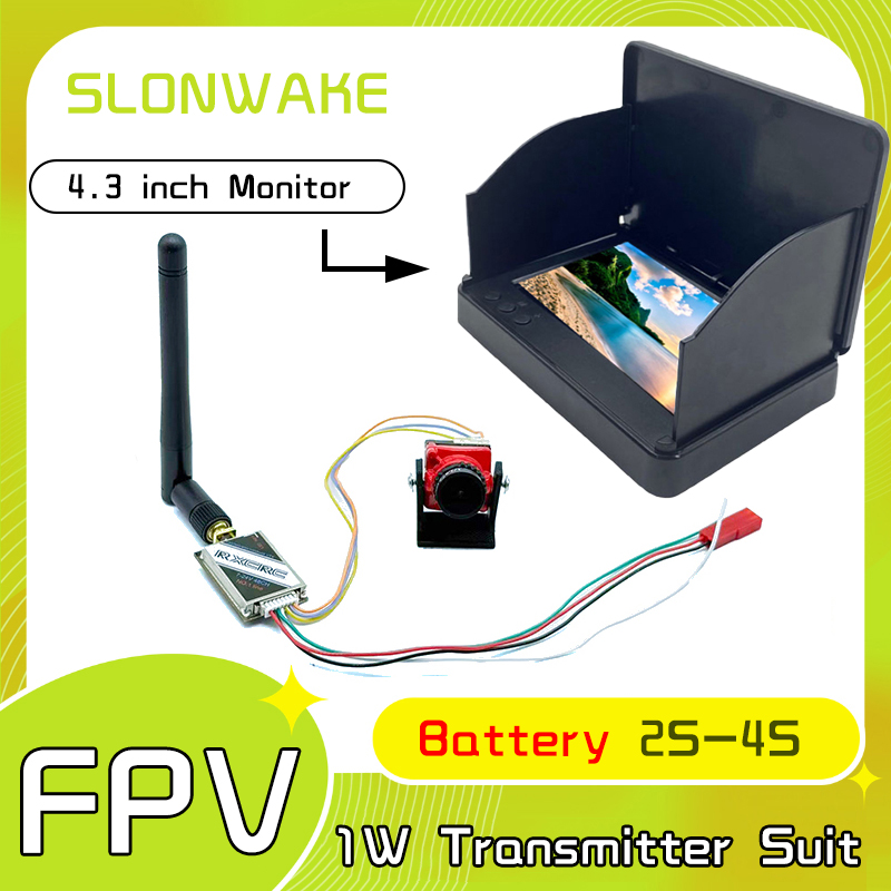 Quadcopter Frame - SLONWAKE 48CH 1000mW draadloze AV-beeldzender en