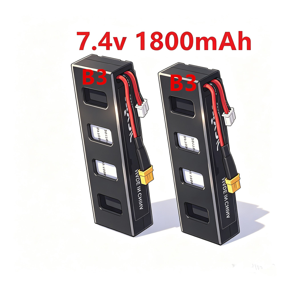 Drone Mjx Rc - 7.4V 1800mAH 25C LiPo Batterij voor