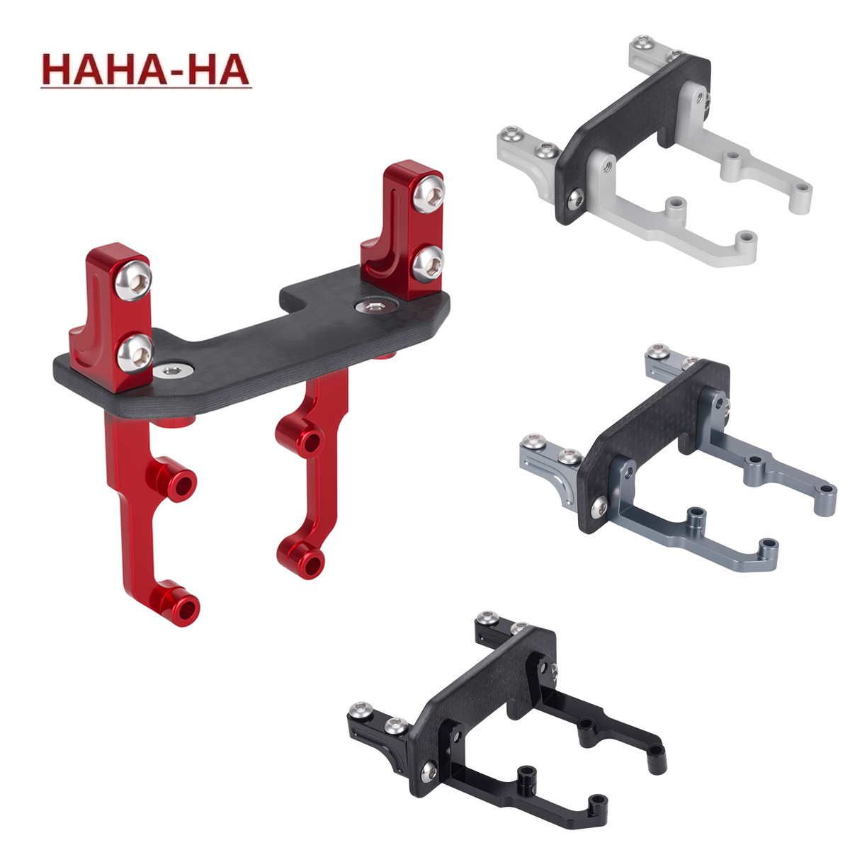 Rc Crawler Axle Parts - Aluminiumlegering Servo Mount Basisstandaard met Stuurverbinding