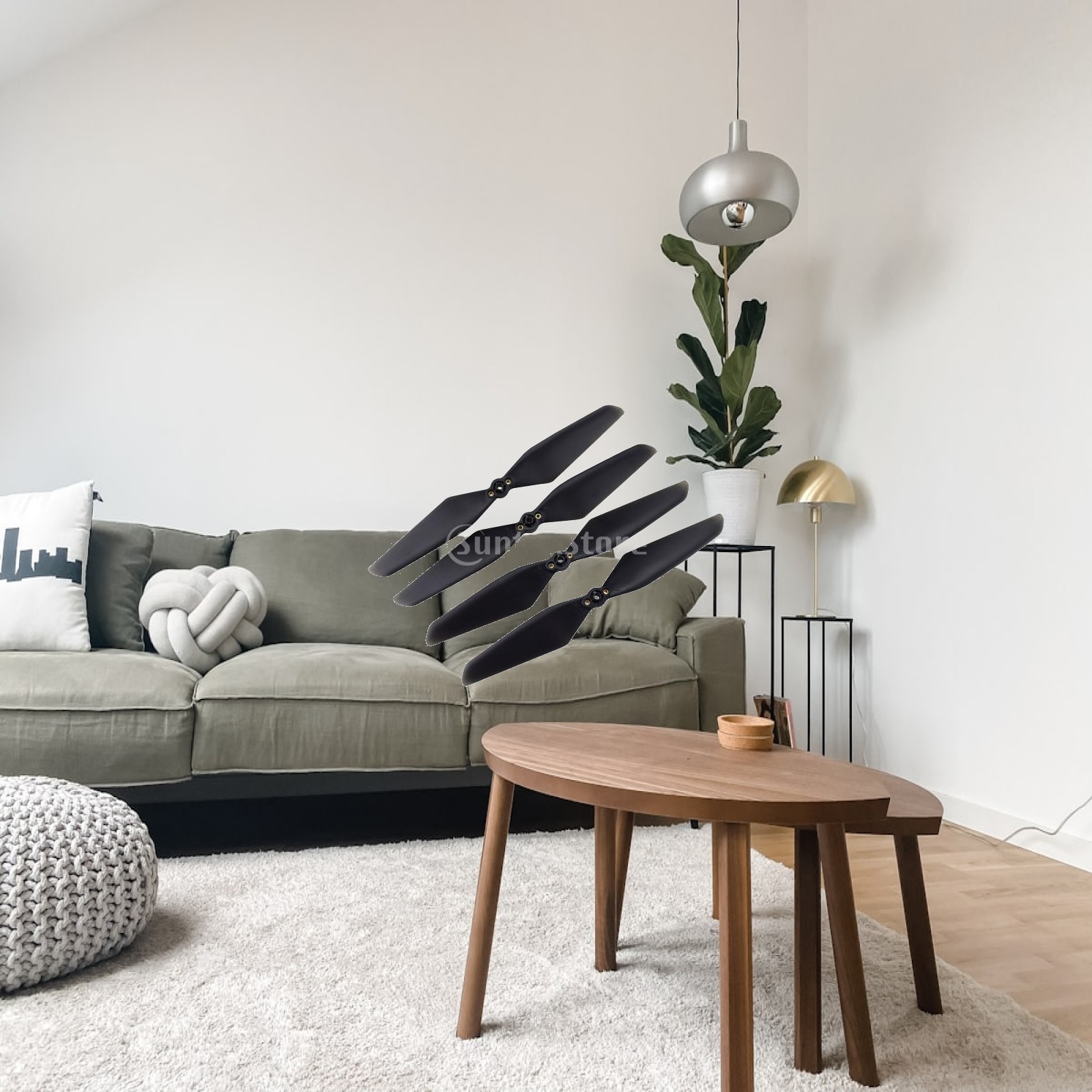 Drone Mjx Rc - Zwarte kunststof propeller rotor onderdeel RC