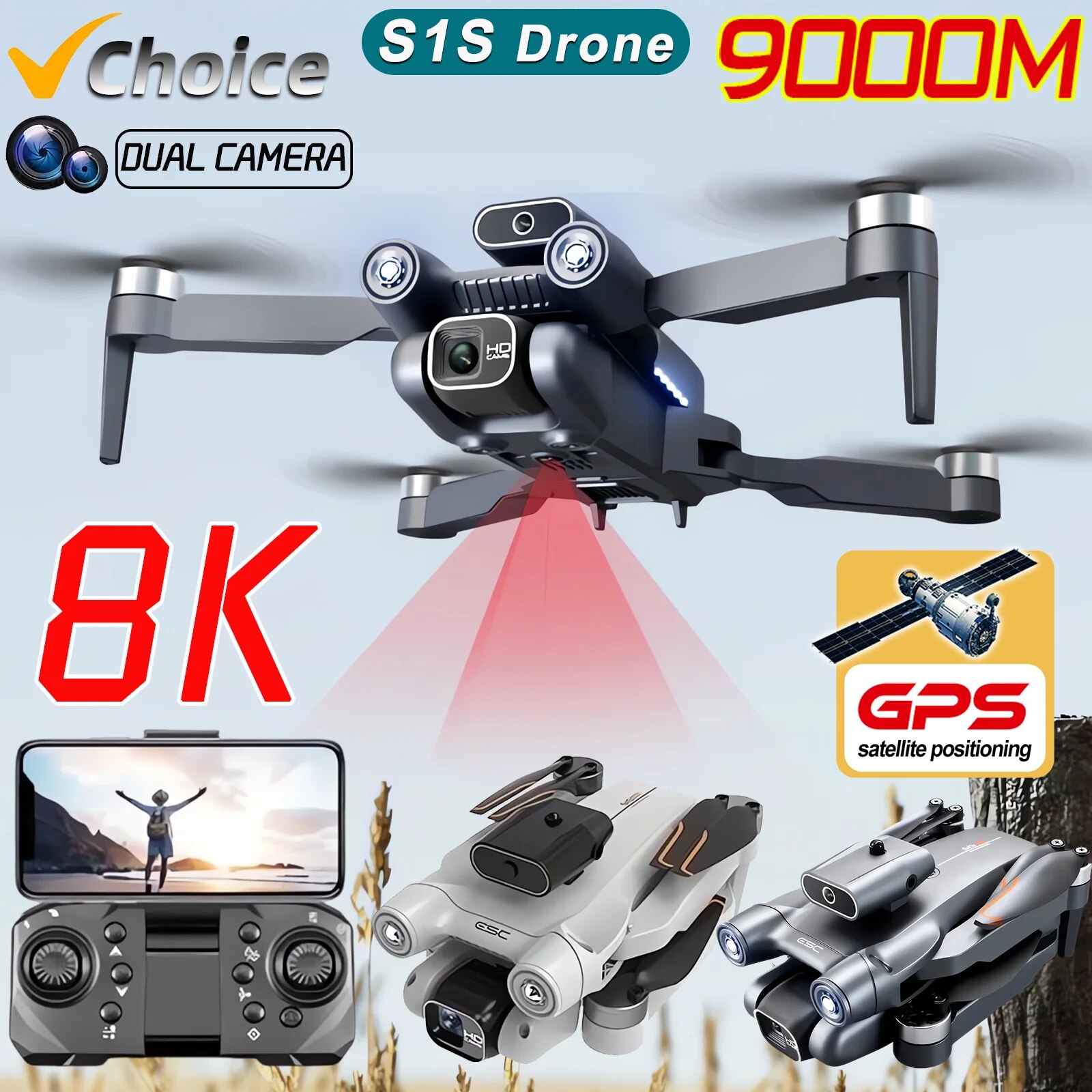 S 1S Drone 5G Wifi 4K Professi - Drone Rc S1S recensie en prijs