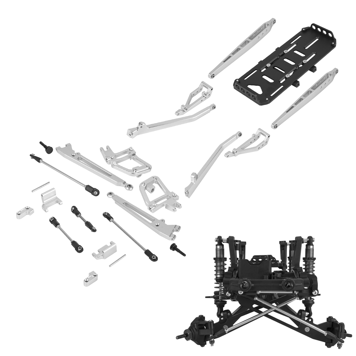 Aluminium Scx10 Ii Twin I-Beam - Rc Crawler Axle Parts recensie en prijs
