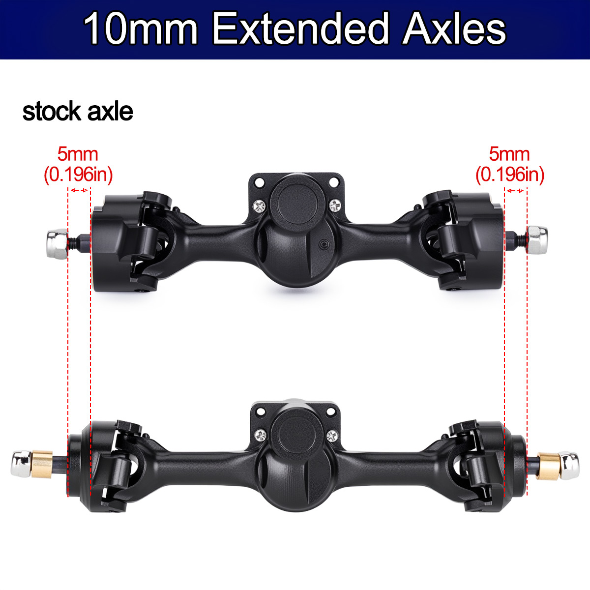 Aluminiumlegering complete voo - Rc Crawler Axle Parts recensie en prijs